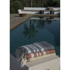 Hamptons - Fouta Nid D'Abeille - Gris Moyen/Argent