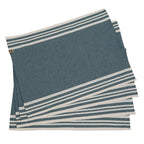 Mahdia - Set De Table (X4) - Bleu Pétrole