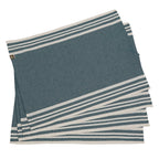 Mahdia - Set De Table (X4) - Bleu Pétrole