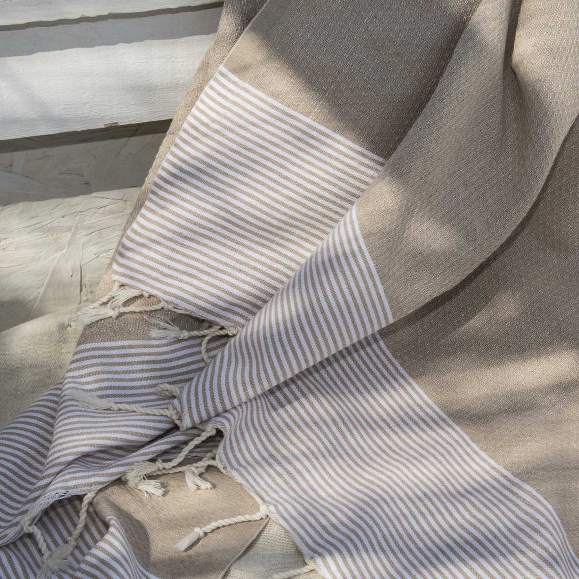 Ibiza - Fouta Nid D'Abeille - Beige