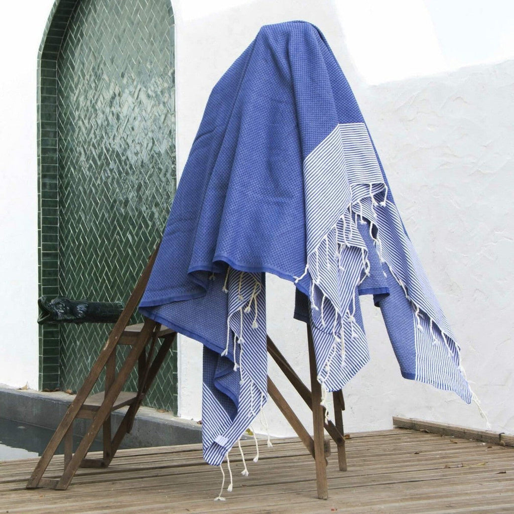 Ibiza - Fouta Xxl - Bleu Grec