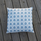 Peacock - Housse De Coussin D'Extérieur - Bleu