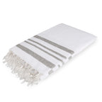 Hamptons - Nappe - Blanc/Argent
