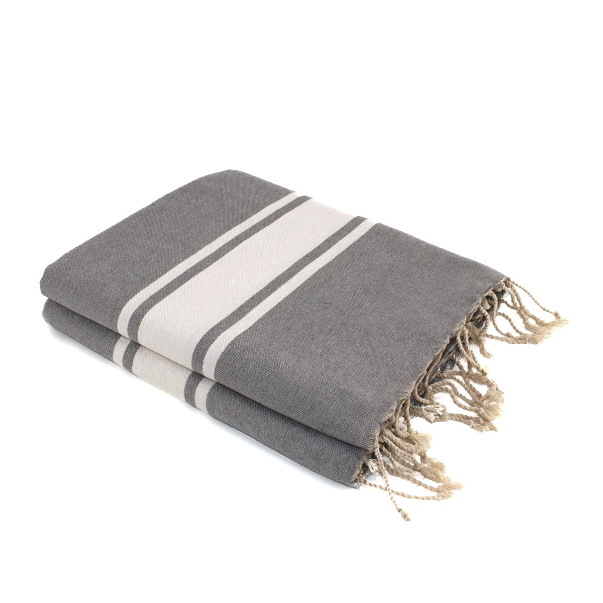 St Tropez - Fouta Xxl - Gris Moyen