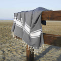 St Tropez - Fouta Xxl - Gris Moyen
