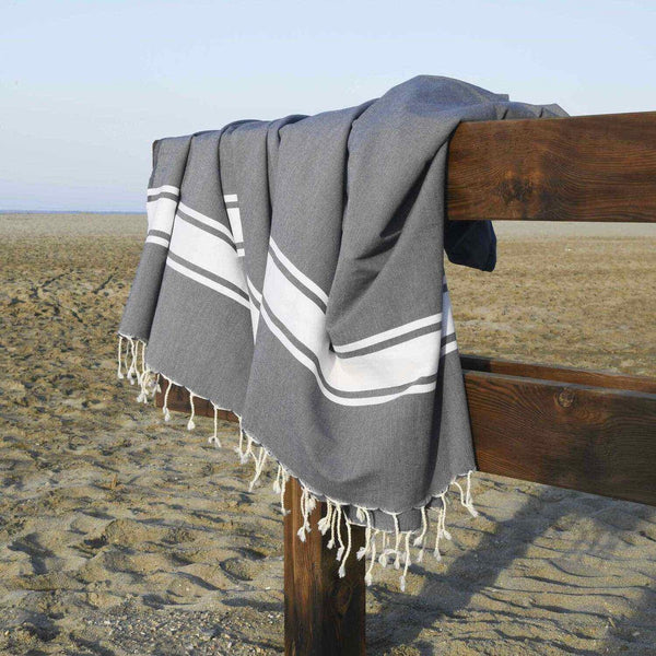 St Tropez - Fouta Xxl - Gris Moyen