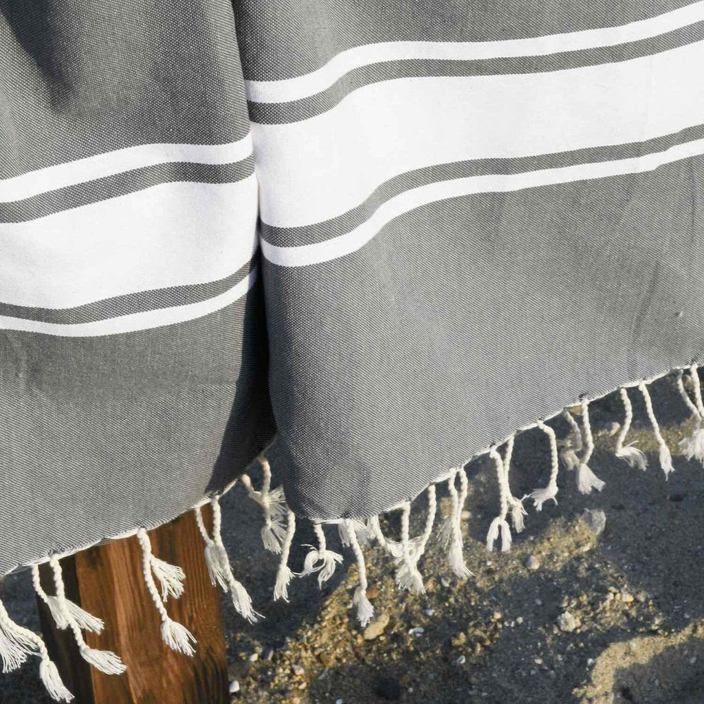 St Tropez - Fouta Xxl - Gris Moyen