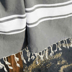St Tropez - Fouta Xxl - Gris Moyen
