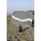 St Tropez - Fouta Xxl - Gris Moyen