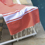 St Tropez - Fouta Xxl - Orange Corail