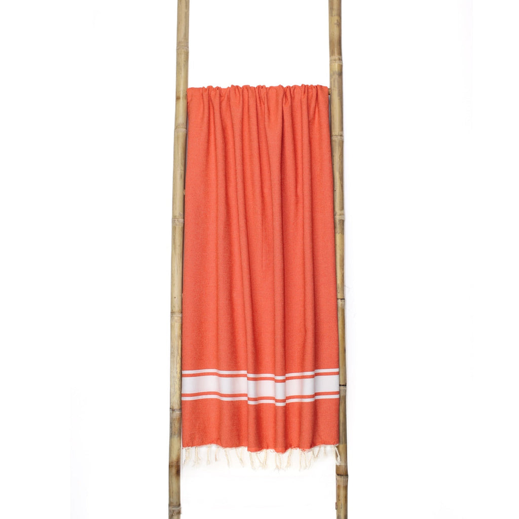 St Tropez - Fouta Xxl - Orange Corail