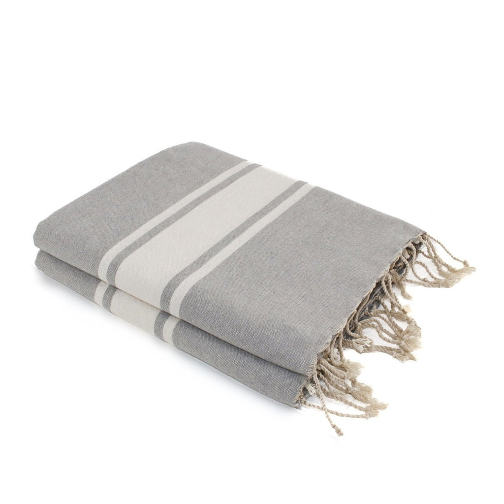 St Tropez - Fouta Xxl - Gris Perle
