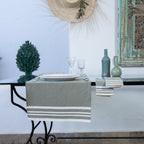 Mahdia - Chemin De Table - Vert Olive