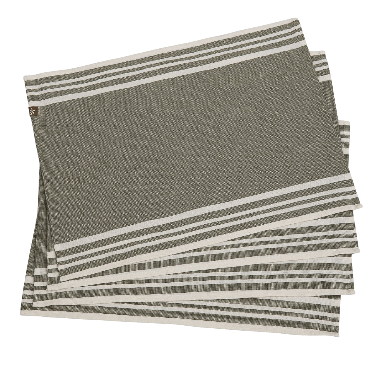Mahdia - Set De Table (X4) - Vert Olive