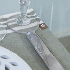 Mahdia - Set De Table (X4) - Vert Olive
