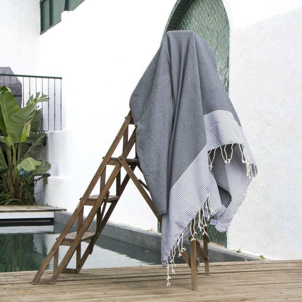 Ibiza - Fouta Xxl - Gris Moyen