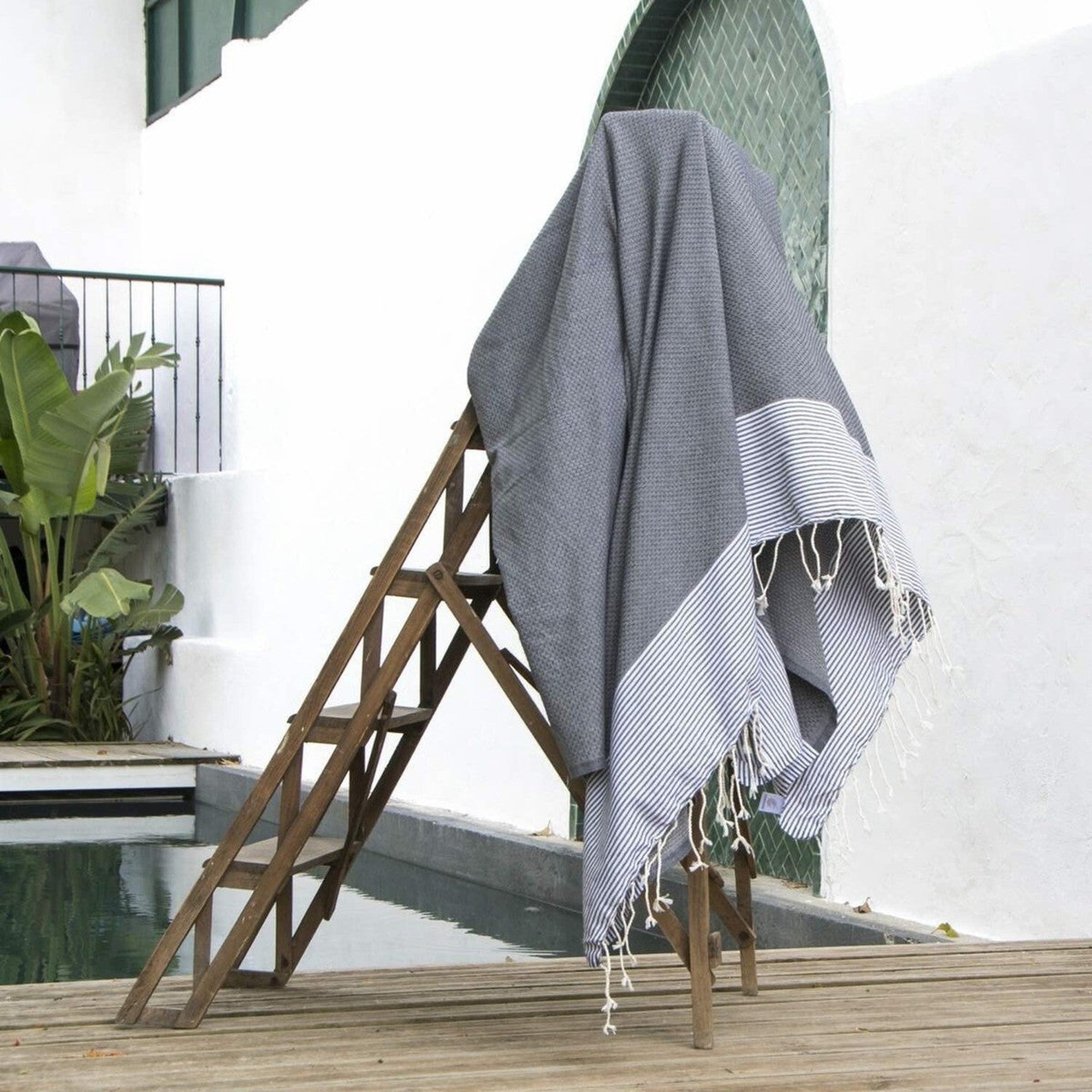 Ibiza - Fouta Xxl - Gris Moyen