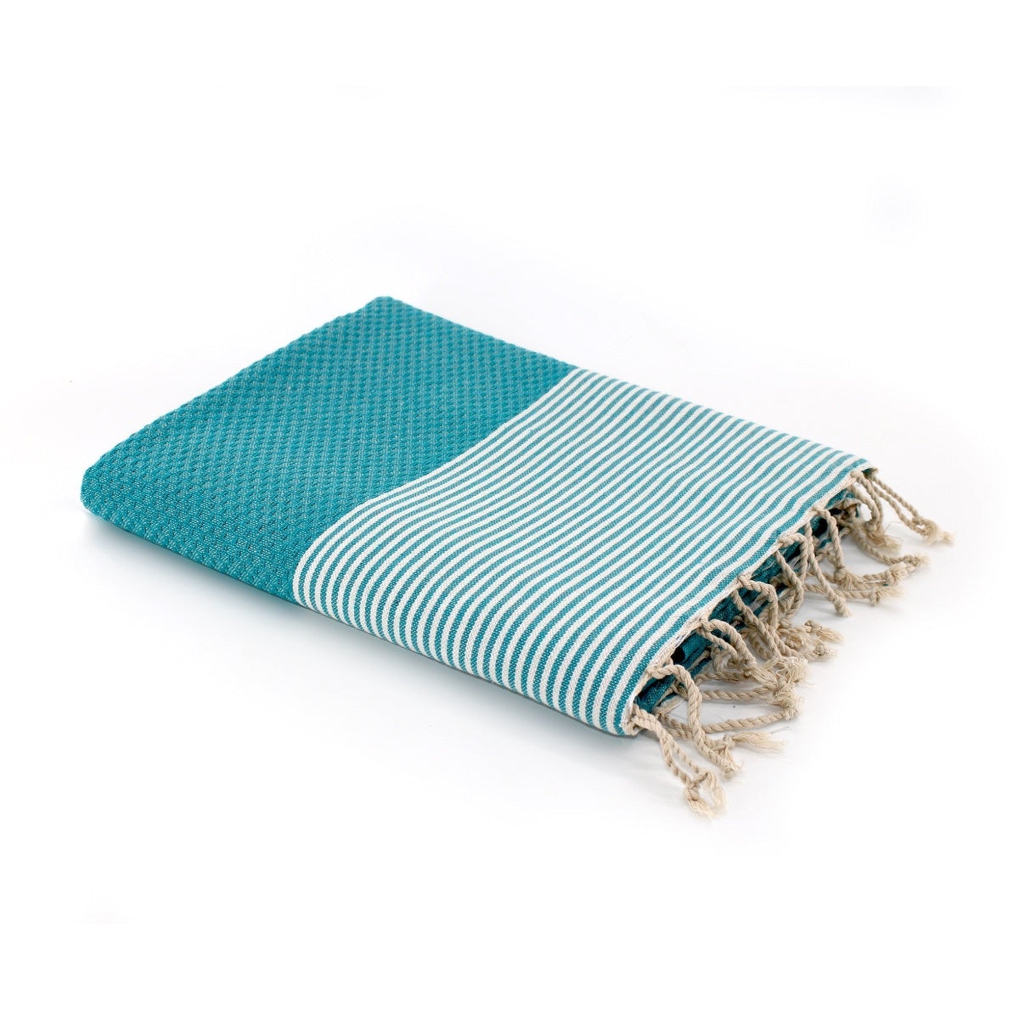 Ibiza - Fouta Nid D'Abeille - Vert Canard
