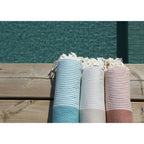 Ibiza - Fouta Nid D'Abeille - Vert Canard