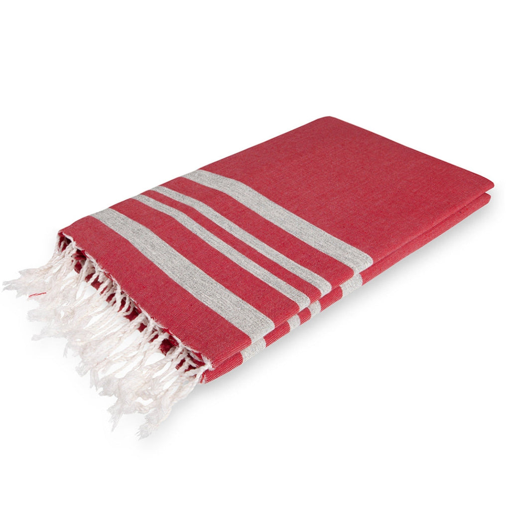 Hamptons - Nappe - Rouge/Argent