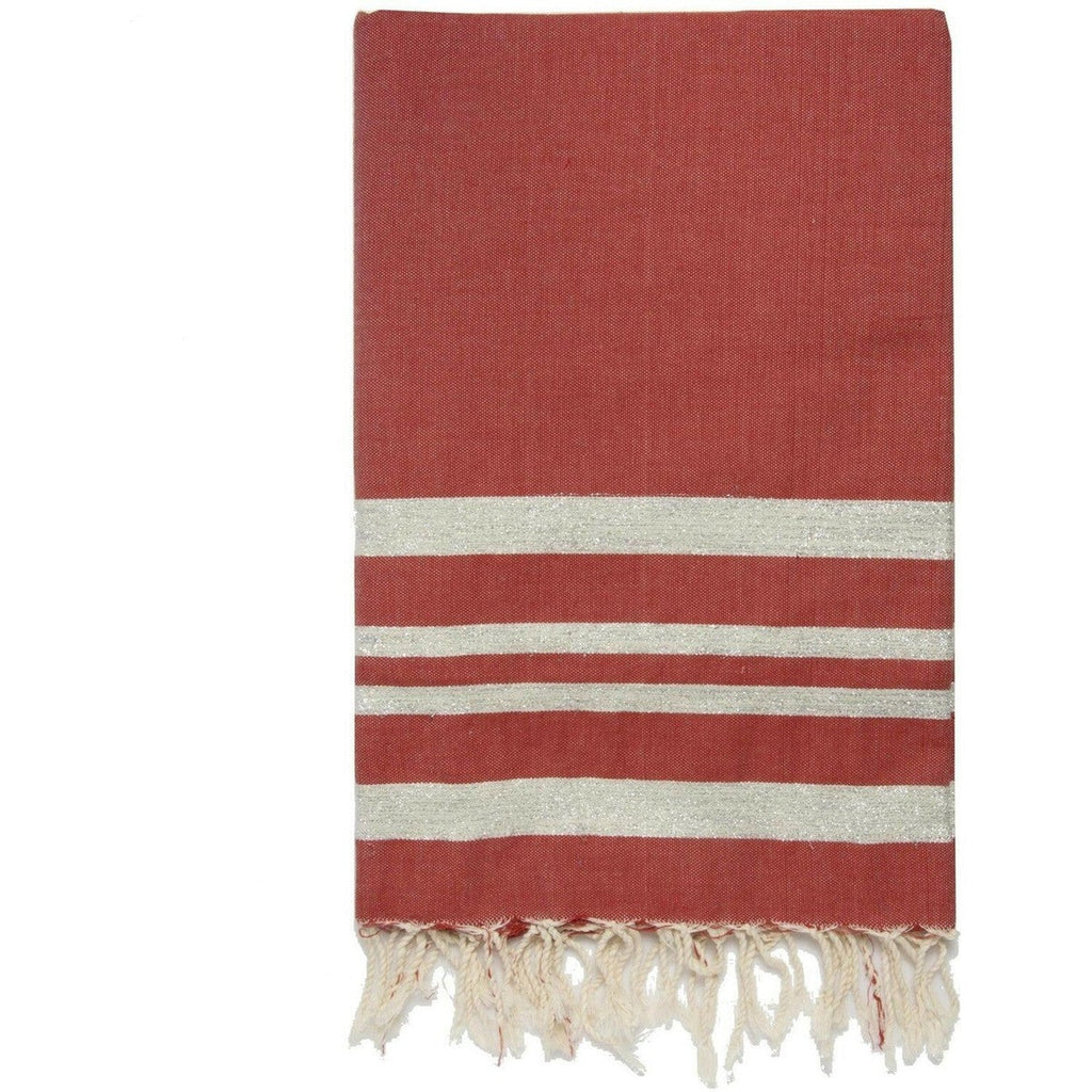 Hamptons - Nappe - Rouge/Argent