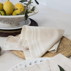 Mahdia - Lot De 4 Serviettes De Table - Lin