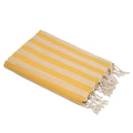 Capri - Fouta Jacquard - Jaune Moutarde