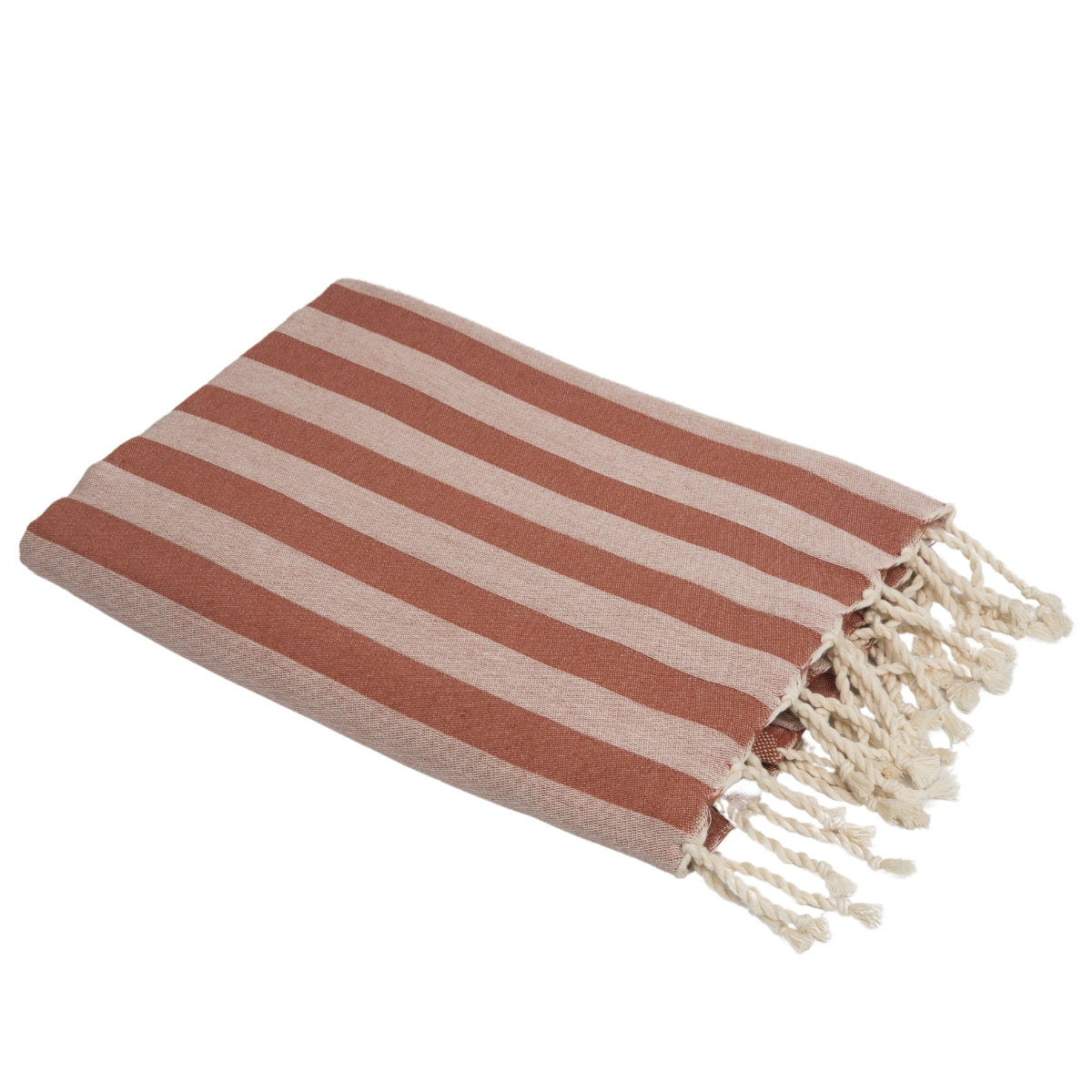 Capri - Fouta Jacquard - Rouge Tomette