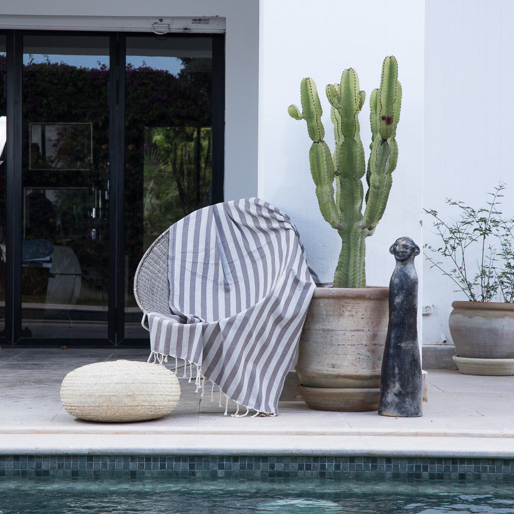 Capri - Fouta Jacquard - Taupe