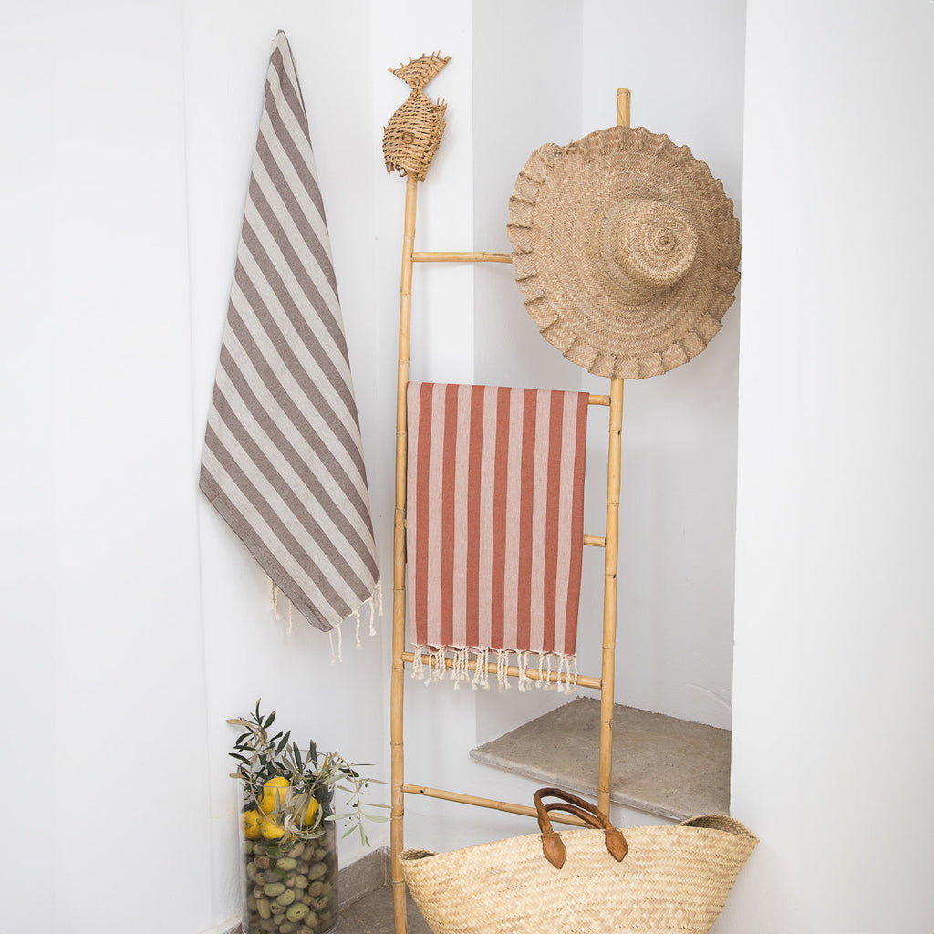 Capri - Fouta Jacquard - Taupe