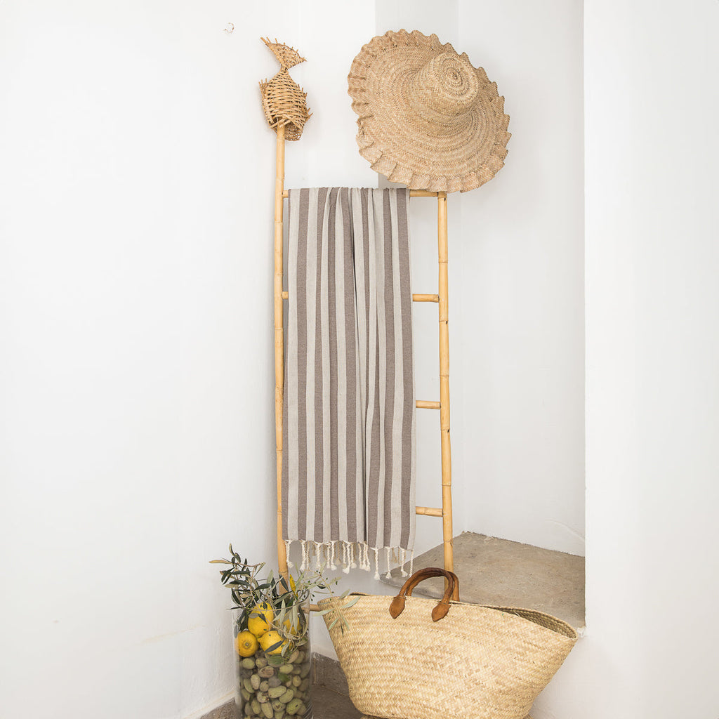 Capri - Fouta Jacquard - Taupe