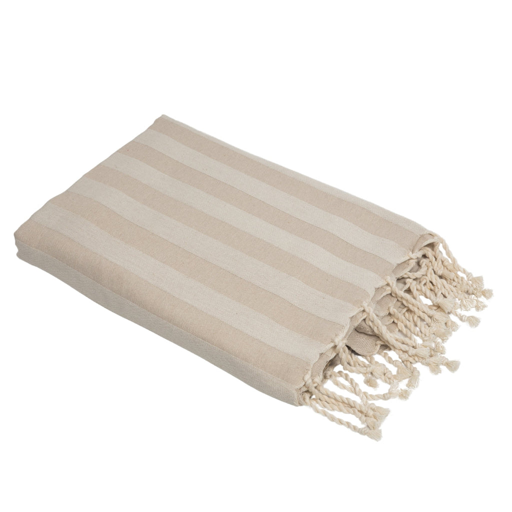 Capri - Fouta Jacquard - Taupe Clair
