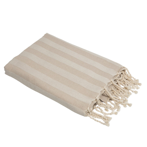 Capri - Fouta Jacquard - Taupe Clair