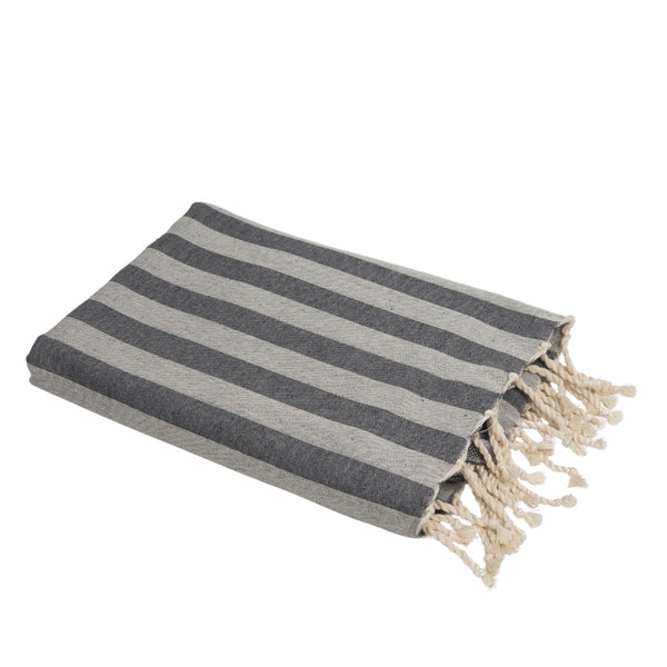 Capri - Fouta Jacquard - Gris Moyen