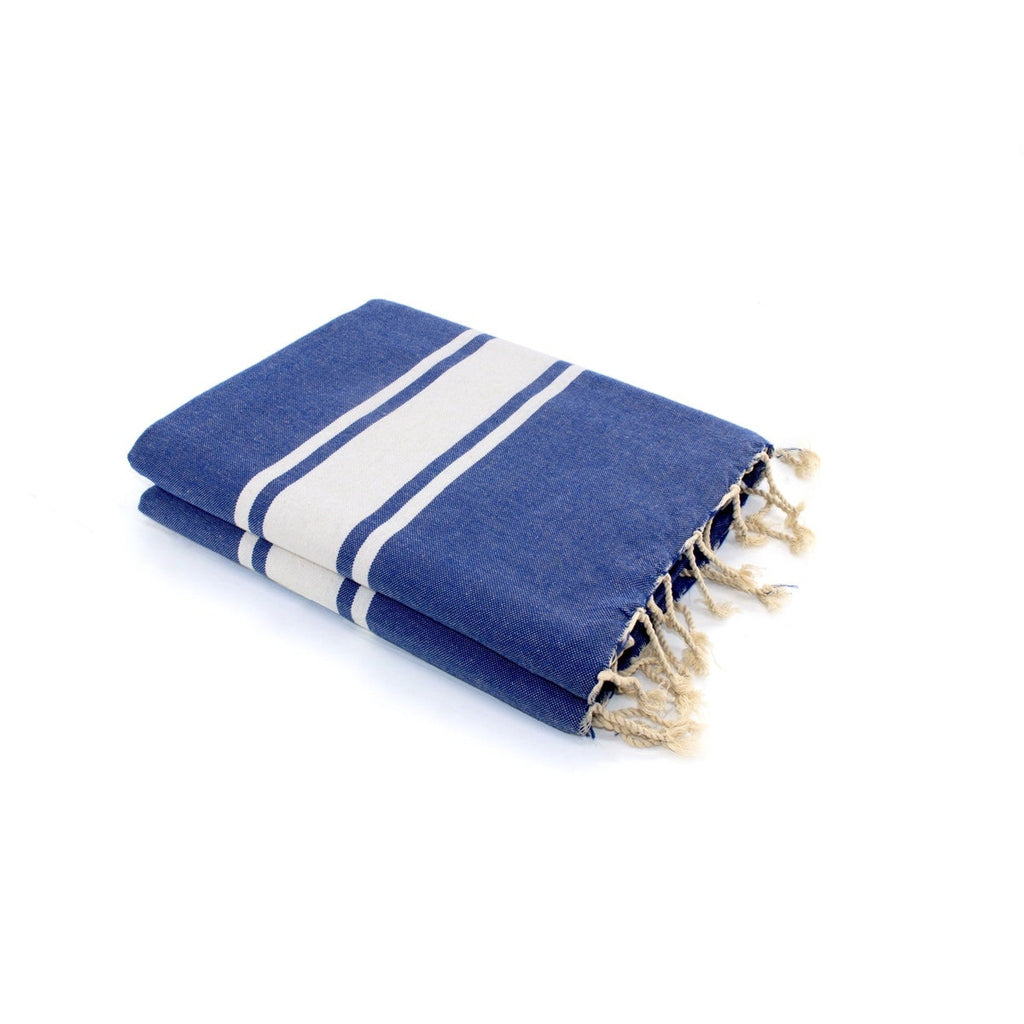 St Tropez - Fouta Xxl - Bleu Grec