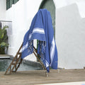 St Tropez - Fouta Xxl - Bleu Grec
