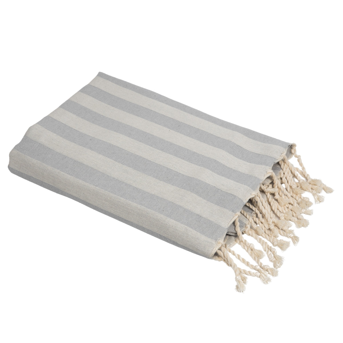 Capri - Fouta Jacquard - Gris Clair
