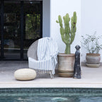 Capri - Fouta Jacquard - Gris Clair