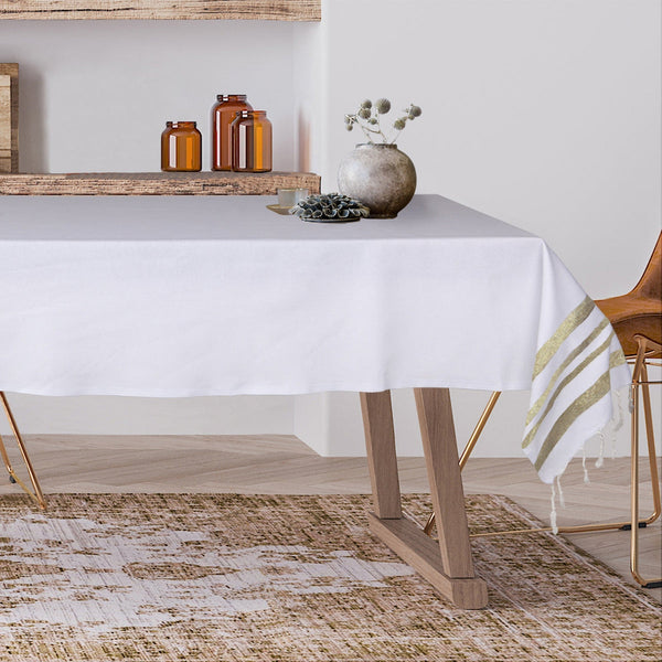 Hamptons - Nappe - Blanc/Or