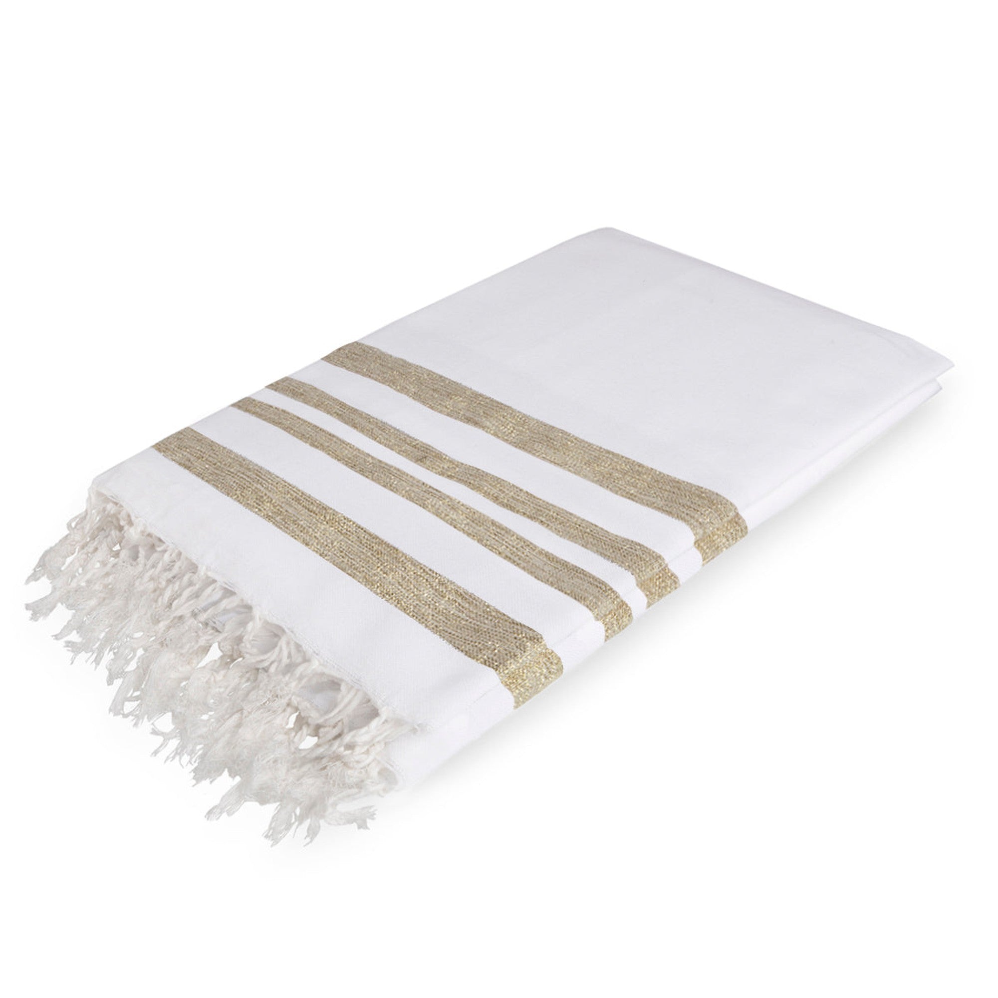 Hamptons - Nappe - Blanc/Or