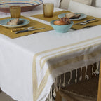 Hamptons - Nappe - Blanc/Or