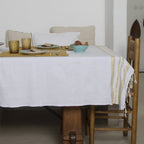 Hamptons - Nappe - Blanc/Or