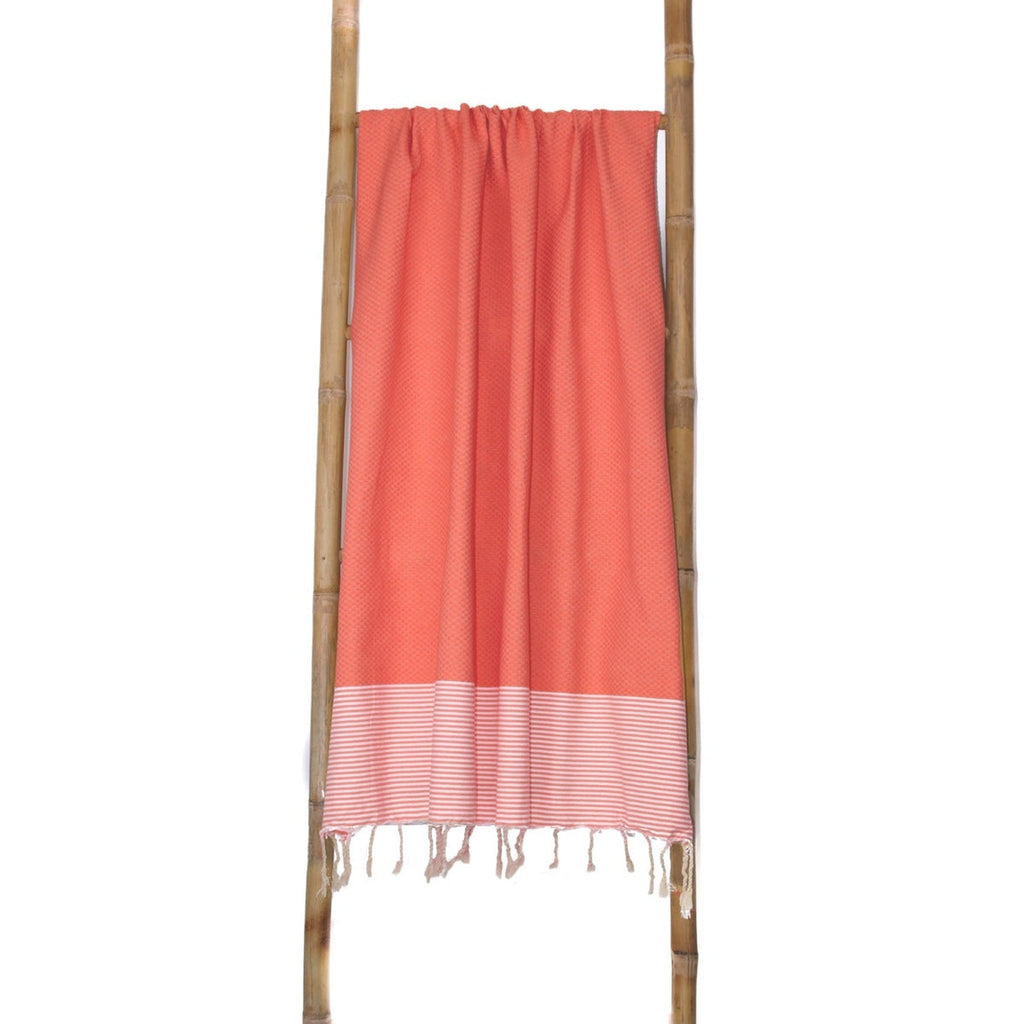Ibiza - Fouta Xxl - Orange Corail