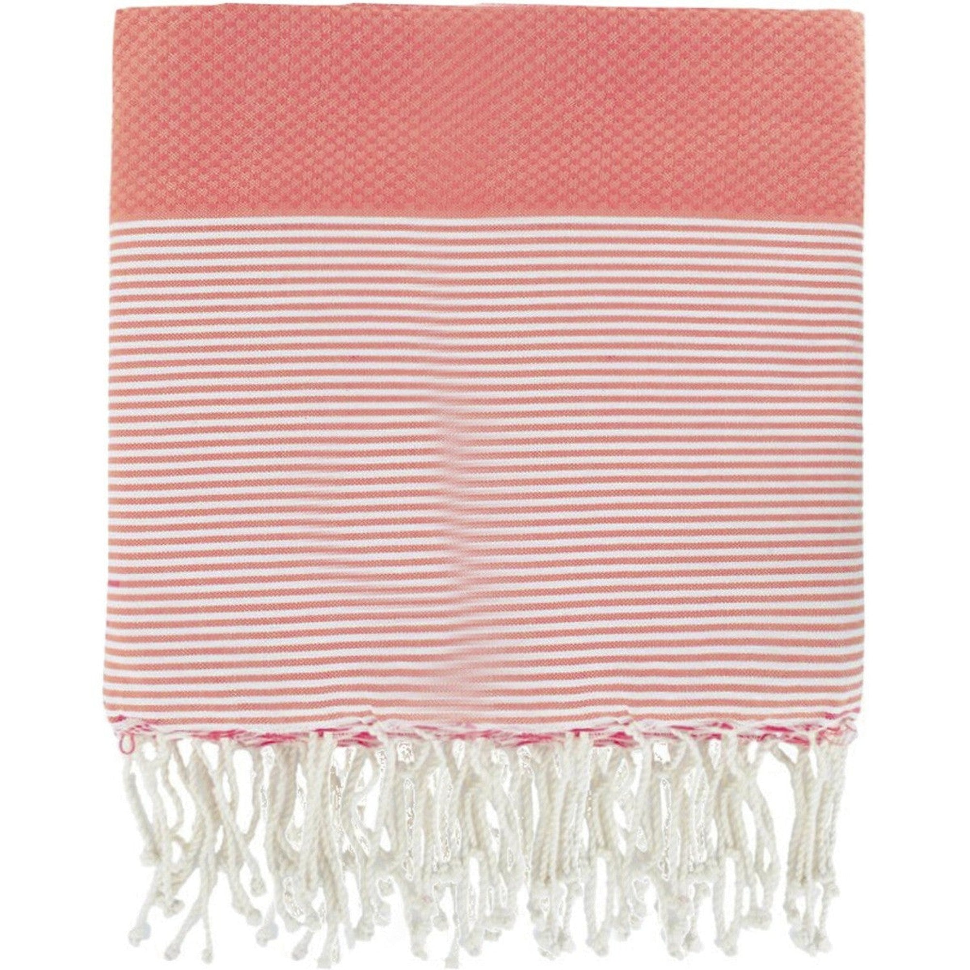 Ibiza - Fouta Xxl - Orange Corail