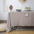 Mahdia - Nappe + 10 Serviettes - Taupe