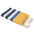 Arcachon - Fouta Tricolore - Bleu Jean/Jaune/Bleu