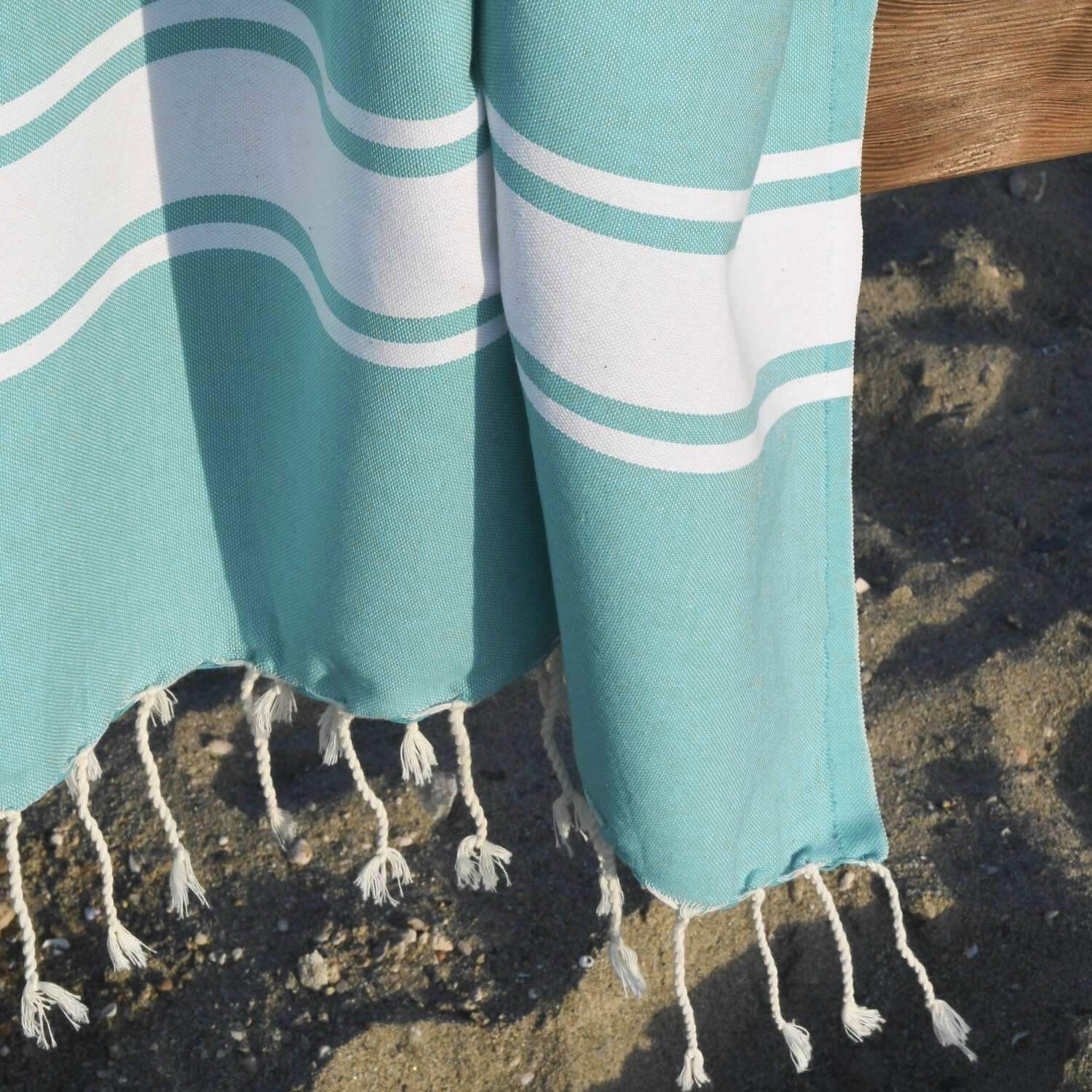 St Tropez - Fouta Xxl - Vert Turquoise