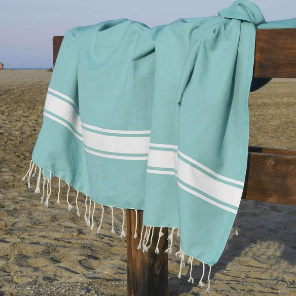St Tropez - Fouta Xxl - Vert Turquoise