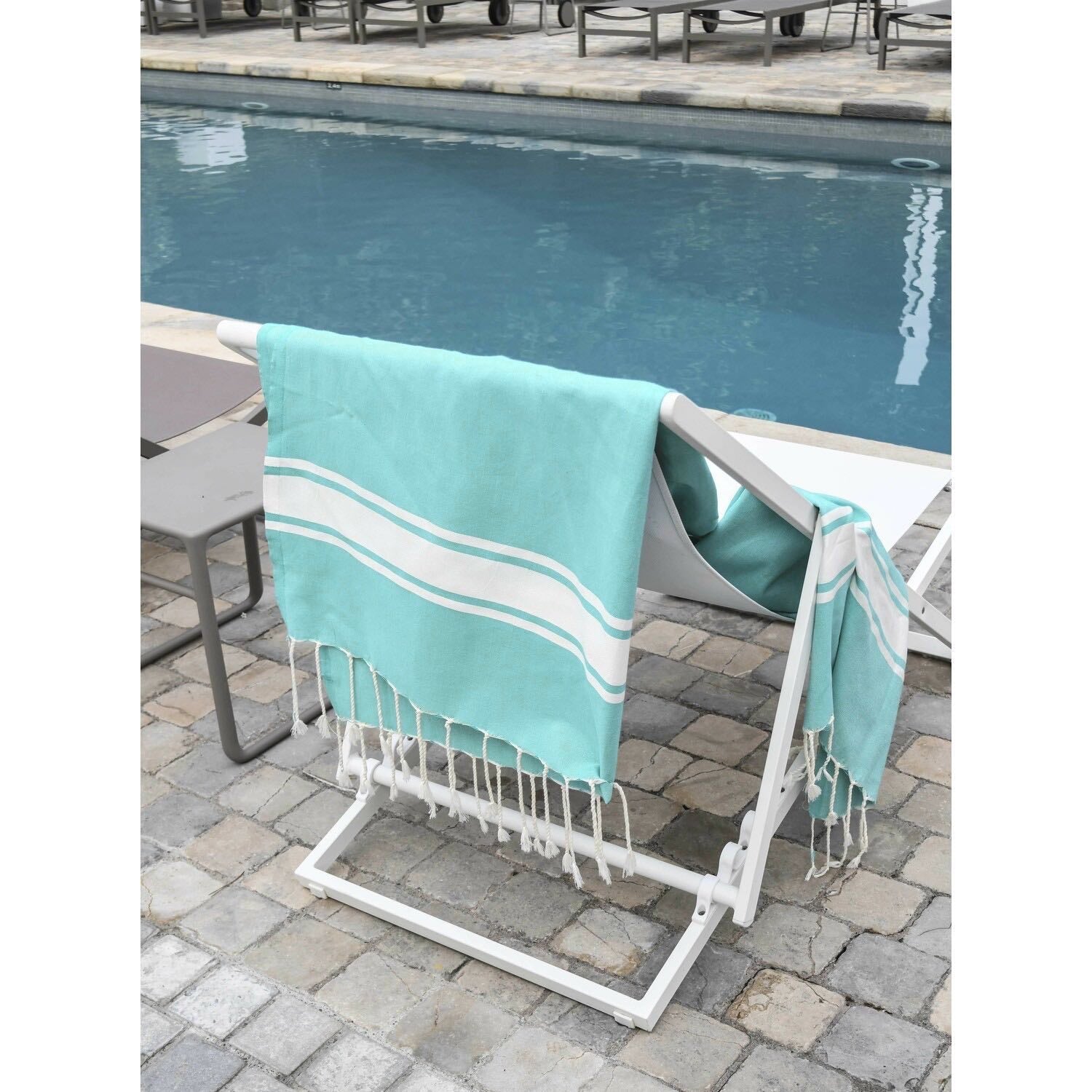 St Tropez - Fouta Xxl - Vert Turquoise