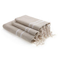 Stockholm - Foutas De Bain (1 Grande et 2 Petites) - Taupe Clair